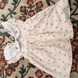 Adorable Cherry Print Baby Dress